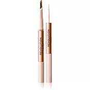 Makeup Revolution Fluffy Filter Duo Double Ended Eyebrow Pencil for Setting and Shaping Blonde Color 0.12 g