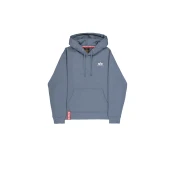 ALPHA INDUSTRIES Majica golobje modra/bela
