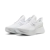 PUMA SOFTRIDE Sabrina Polished Chrome Sneakers Women, Sports, White/Silver Mist/Silver, 41