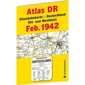 ATLAS DR Februar 1942 - Eisenbahnkarte Deutschland