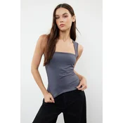 Trendyol Milla Ženska bluza, Siva