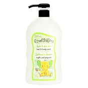 Otroški gel za prhanje in šampon 2v1 z jabolkom in aloe vero Naturaphy 1000ml 30028