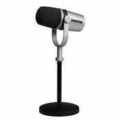 Shure MV7 Dynamic Podcast mikrofon Srebrni