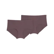 PUMA Womens Mini Shorts (2-Pack), Women, Dark Brown Wood, XL