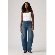 Levis for woman. 0039A-0001 Baggy Dad Barrel Jeans blue (32/32), Casual, Cotton, Denim