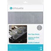 Silhouette Duct Tape Sheets - 21,5 cm x 28 cm - Grey