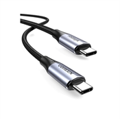 UGREEN USB-C 3.1 M/M Gen2 5A kabel 100W1m (črn) - polybag