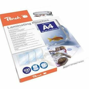 Peach folija za laminiranje A4 (216x303mm), 100 mikrometrov, sijajna, 100 kosov