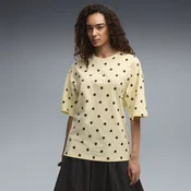 PUMA Speed Program Europe Oversized Tee Women, Clothing, Creamy Vanilla, L