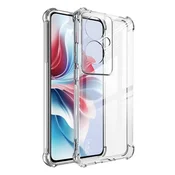 Oppo Reno11 F IMAK silikonska maska za telefon – otporna na udarce, s zracnim jastucicima na kutovima, PROZIRNA