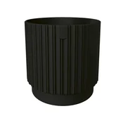 Cvetlični lonec MIKA CYLI PETIT ECO RECYCLED 260mm črn 80683