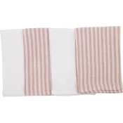 Bubaba by FreeON tetra krpice muslin 4/1 črte, 40 x 40 cm pink