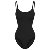 cfab Oblikovanje postave Cami Sculpting Bodysuit with Slip črna