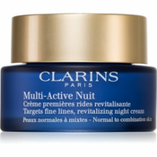 Clarins Multi-Active Night revitalizirajuca nocna krema za nježne linije za normalnu i mješovitu kožu lica 50 ml