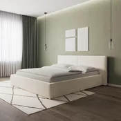 Bessagi Home Oblazinjena Postelja Serena, 180x200, Bela