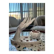 Aberto Design Dekorativna figura Ruka, Bela