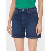 Tommy Hilfiger Jeans kratke hlače Dnm Straight Short Rw Kai WW0WW41320 Modra Slim Fit