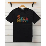 Tamanitza Ženska majica SEGA-MEGA, Crna