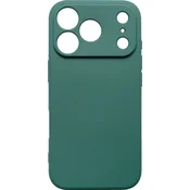 mobilNET silikonski ovitek iPhone 17 Pro, temno zelen (Fiber)
