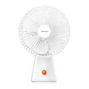 Xiaomi Ventilator Rechargeable Mini Fan, 10W, 4brzine, Beli
