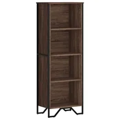 Regal za knjige boja hrasta 50x31x137,5 cm konstruirano drvo
