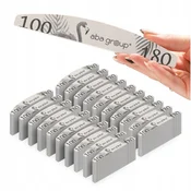 Aba Group Pilica za nohte HALF MOON 100/180 STANDARD - FLAMINGO, 500 kosov