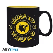 Skodelica ABYstyle Pokémon Pikachu Black Icon - 460 ml
