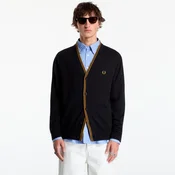 Pulover FRED PERRY Classic Cardigan Black L
