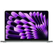 Notebook Apple MacBook Air 15 Retina, M3 Octa-Core, 16GB RAM, 256GB SSD, Apple 10-Core Graphics, INT KB, Space Gray Z1BP000SJ