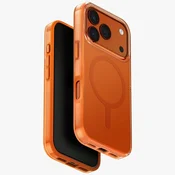 UNIQ Ovitek Clario za iPhone 17 Pro z magnetnim polnjenjem, oranžen