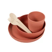 Bo Jungle jedilni set CPLA 5ks Terracotta