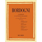 BORDOGNI:3 ESERCIZI E 12 NUOVI VOCALIZZI OP.8 SOPRANO E TENORE