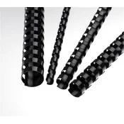 Plastični hrbtni del 6 mm, črn