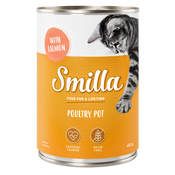 Smilla perutninski lonček 6x400 g - Mehka perutnina z lososom