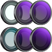 K&F CPL+UV+ND8+ND16+ND32+ND64 Filters Kit 28 Multi-Layer Coated Compatible with Insta360 GO 3S