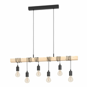 Eglo 43513 - Luster na sajli TOWNSHEND 6xE27/60W/230V