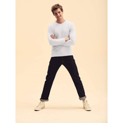White Mens T-shirt Original Sleeve Fruit of the Loom