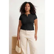 Trendyol Curve Ženska bluza Tbbss26Af00092, Crna