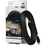 MeanIT HDMI kabel, plosnati, 2.0 met, ver. 1.4, 3D, Ethernet – KFHDMI2