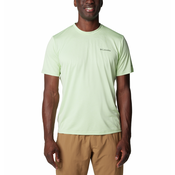 Sportska majica kratkih rukava Columbia Columbia Hike boja: zelena, bez uzorka, 1990391
