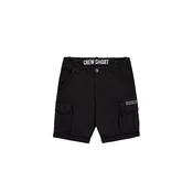 ALPHA INDUSTRIES Hlače črna / bela
