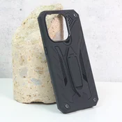 Maska za mobilni telefon iPhone 15 Pro FIGHT, Crna