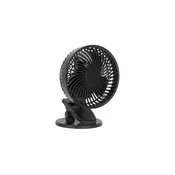 Punjivi stolni ventilator sa stezaljkom VIENTO 6W/5V 2000 mAh crna