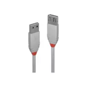 LINDY LINDY USB kabel USB 2.0 USB-A vtič\, USB-A vtičnica 1.00 m siva 36712, (20417131)