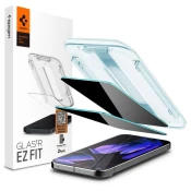 Zaščitno kaljeno steklo Spigen Glass tR EZ Fit (Privacy) 2 Pack - Google Pixel 9 Pro/9 (AGL09312)