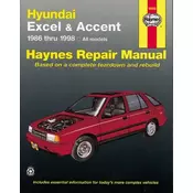 Hyundai Excel & Accent Automotive Repair Manual