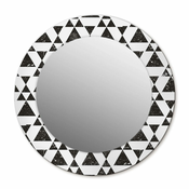 tulup.si Okroglo okrasno ogledalo Trikotniki geometrije fi 70 cm