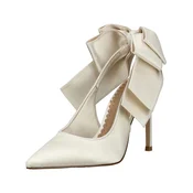 STEVE MADDEN Čevlji s peto in s paščki slonovina