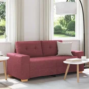 Dvosjed, sofa, vino crvena, 180x77x82 cm, tkanina