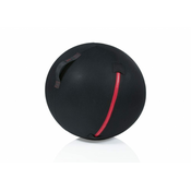 Gymstick Office Ball, žoga za sedenje, 75 cm, črno-rdeča
